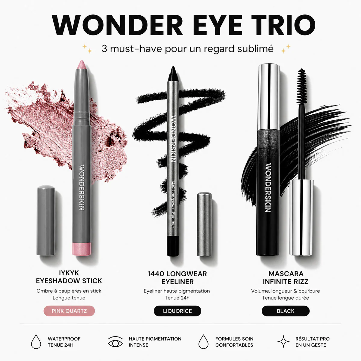 WONDER EYE TRIO PINK QUARTZ